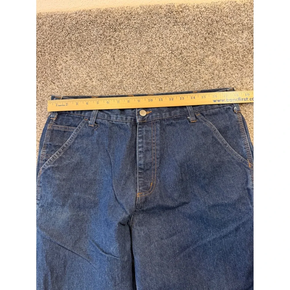 Rasco FR Work Jeans Mens 36x32 Blue Carpenter Flame Resistant Denim FRC1212